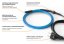 Samoregulační topný kabel s termostatem 10 W/m (na potrubí) - Délka: 4 m (výkon 40 W)